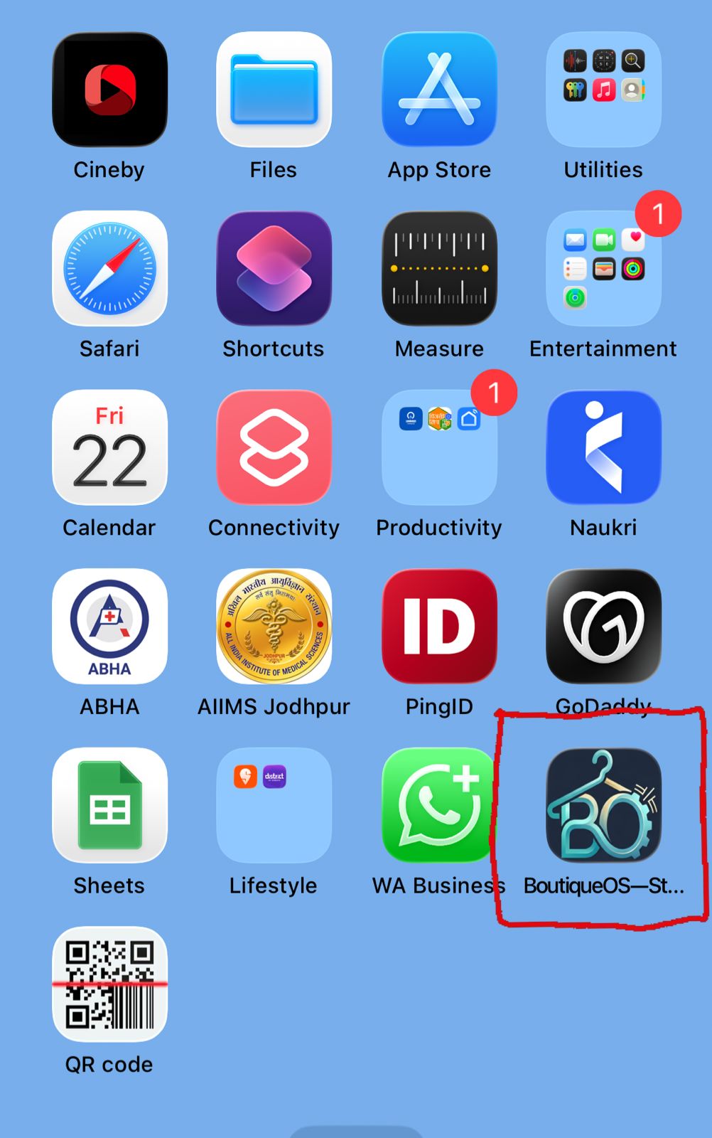 BoutiqueOS Mobile App