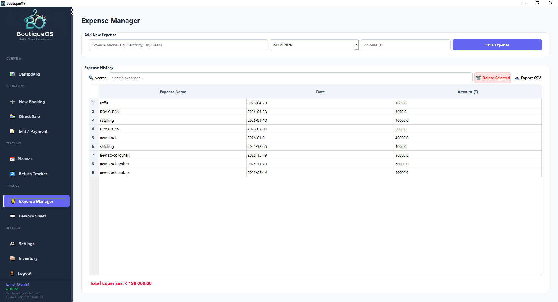 Expense Manager